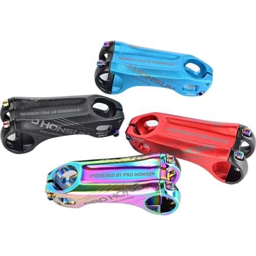 Bicycle Stem HONSUN PRO 20 Degree Angle MTB Bicycle Stems Parts 90mm High-Strength 31.8mm Stem for XC AM MTB Mountain Road Bike