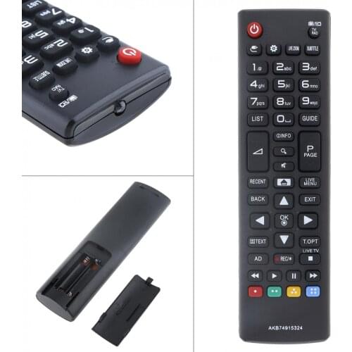AKB74915324 Replacement TV Remote Control Support 2 x AAA Batteries with Long Distance for TV 43UH610V / 50UH635V / 32LH604V