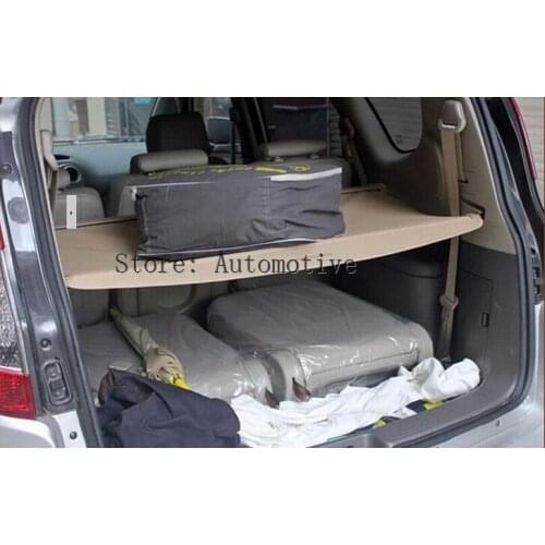 Rear Trunk Security Shield Cargo Cover For Hyundai Santa Fe 7 Seat 2006 2007 2008 2009 2010 2011 2012 (Black, beige)