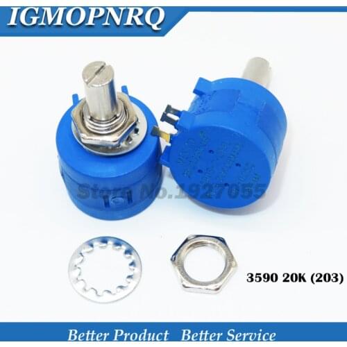 1PCS 3590S-2-203L 3590S 20k ohm 203 3590S-2-203 3590S-203 Precision adjustable resistance series
