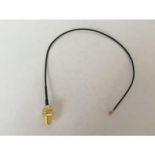 10PCS/LOT 20CM U.FL MINI PCI to RP-SMA/Mini PCIE to SMA Male Pigtail Antenna Wifi Cable/ RP SMA to IPX Cable 1.13mm Black