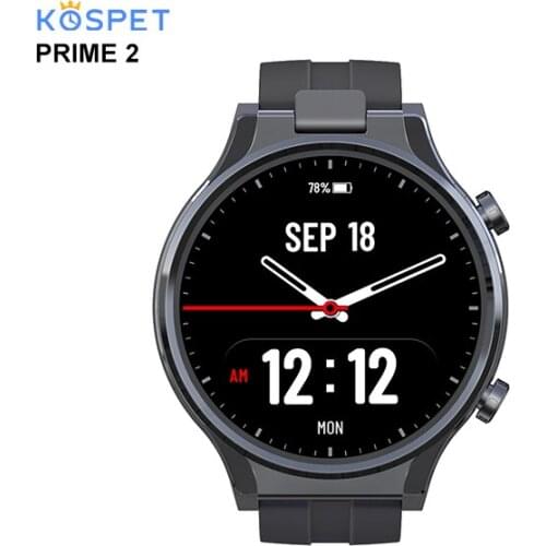 13MP Rotatable Camera Kospet Prime 2 2.1'' 480*480px Screen 4G+64G Octa-core 4G-LTE Watch Phone 1600mAh Android 10 Smart Watch