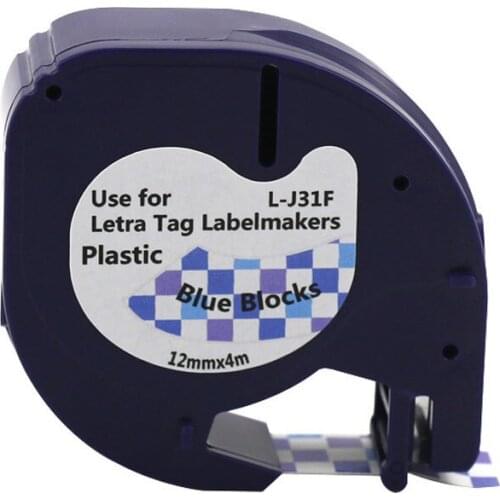 2 Pack 12mm Cartoon label 12267 91201 91200 91202 91203 91204 91205 Label Tape Compatible Dymo LT-100H LT-100T Label Maker QX-50