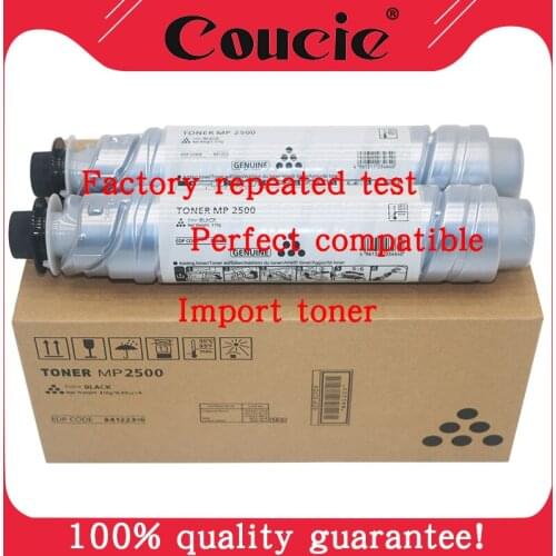 2PCS photocopier For Ricoh MP 2500 2500LN Toner Cartridge Compatible with MP2500 2500LN Copier Parts Toner Powder Photocopy