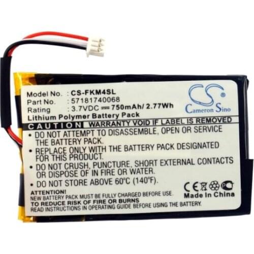 Cameron Sino 750mAh battery for FALK M2 M4 M6 M8 57181740068 GPS, Navigator Battery