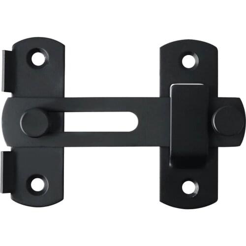 Alise SUS 304 Stainless Steel Flip Latch Gate Latches Door Lock Bar Latch for Windows Sliding Door Garden Guardrails Pet Doors