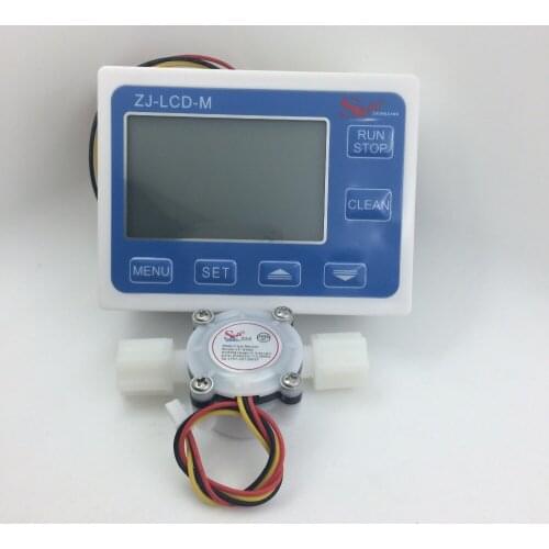 Flow meter water gauge flowmeter caudalimetro counter flow indicator sensor flow sensor with LCD flow meter 3-24V 0.3-6L/min