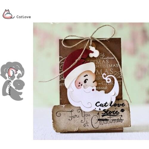 Santa Claus Christmas Metal Cutting Dies Stencils For DIY Scrapbooking Paper Card Decorative Craft Embossing Die Cuts New 2019