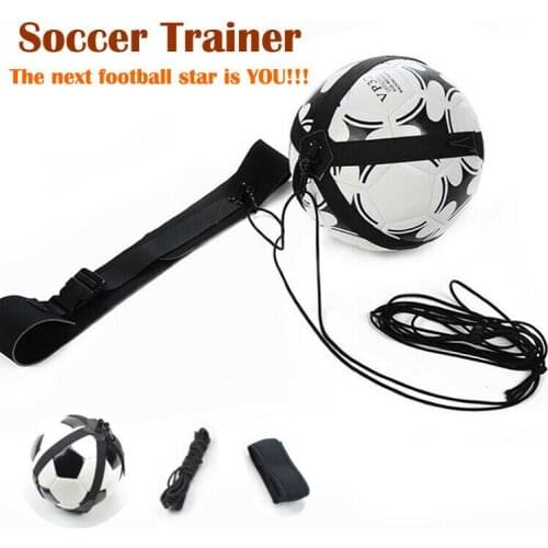 Children Kids Soccer Training Sports Assistance Adjustable Football Trainer Soccer Ball Practice Belt Training Equipment Kick