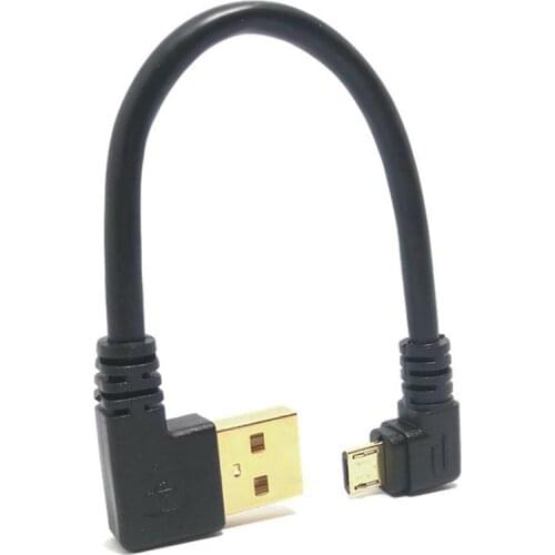 90 degree Micro USB Cable 3A Fast Charger USB Cord Sony Nylon For Samsung Power Cable Phone line elbow Data Xiaomi Android S5O7