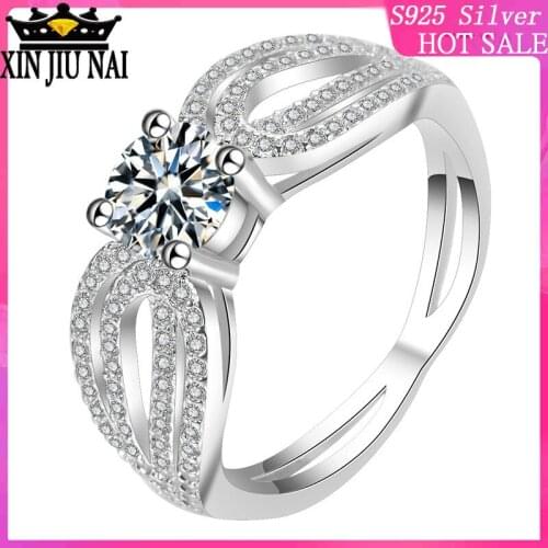 925 sterling silver exquisite luxury fashion group inlaid zircon wide simulation diamond ring lace European style jewelry ring