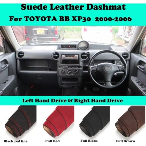 For Toyota BB XP30 SCION XB G1 2000 2004-2006 Suede Leather Dashmat Dashboard Cover Pad Dash Mat Carpet Car-Styling Accessories