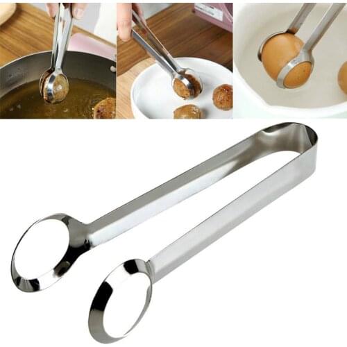 Multifunctional Vegetable Holder Tweezer Egg Clip Supplies Kitchen Gadget Tool Good Corrosion Resistance Durable Open Pit Design
