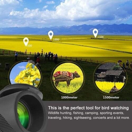 BAK4 80X100 Optics Zoom Telescope HD Lens Monocular Clear Vision Binocular for Outdoor Camping Hunting Hiking Climbing