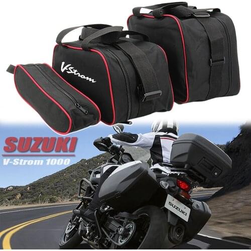 DL 1050 Motorcycle Travel Bag Inner Trunk Bags For SUZUKI V-STROM DL 1000 DL1000 DL 650 Storage Luggage Bag