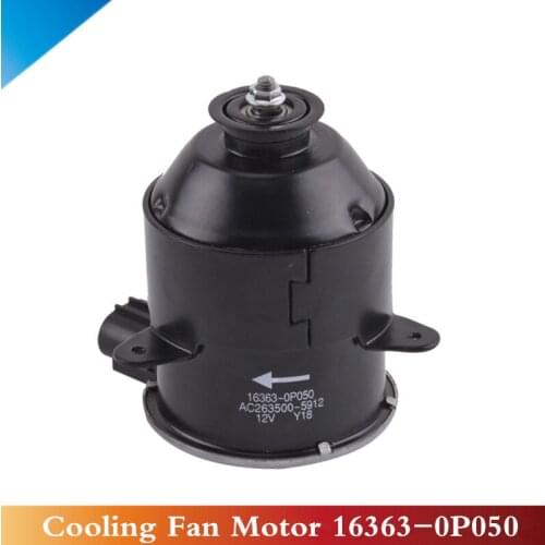 CAPQX Auto Electric Radiator Fan Motor LH 16363-0P050 163630P050 For 2005-2013 REIZ 3GRFE,SGRFE,GRX12,GRX13