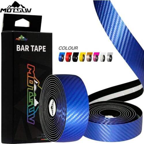MOTSUV Bike Handlebar Tape Anti-slip Soft PU EVA Cycling Wrap End Plug Bike Accessories 215 cm Length Bicycle Hand Bar Tape