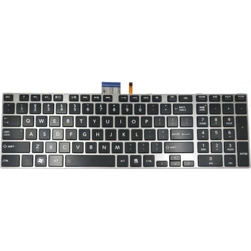 New Laptop Keyboard for Toshiba Qosmio X870-13H X870-13L X870-13M X870-13Q X870-13T X870-13U X870-13V Series Black Backlit