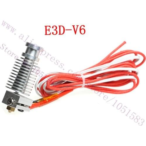 Newest, V6 All metal J-head Direct HotEnd Wade Extruder with Heater&Thermistor V6 Hot End for 1.75/3.0mm 3D Printer