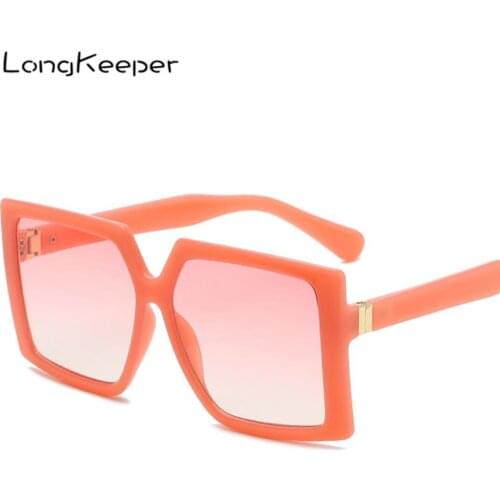 2021 New Square Sunglasses Women Vintage Brand Oversized Sun Glasses Female Big Frame Eyewear UV400 Oculos De Sol Feminino