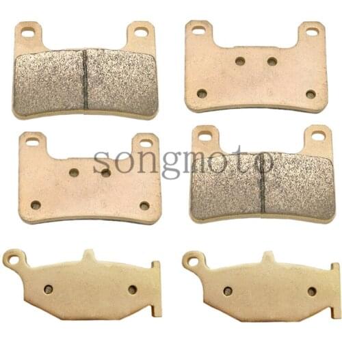 Front / Rear Brake Pads Sintered Type For Suzuki GSXR600 GSXR750 06-10 GSXR1000 07-08 GSX1300R Hayabusa 08-12 V-Storm 1050 20-21