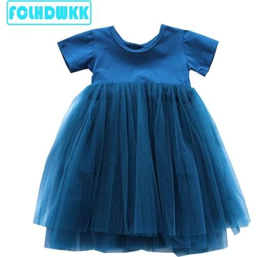 Baby kids tutu Dress for Girls Children New Festival Carnival Costume Kids Party yarn Dresses for Girl 2 3 4 5 6 Toddler Clothes
