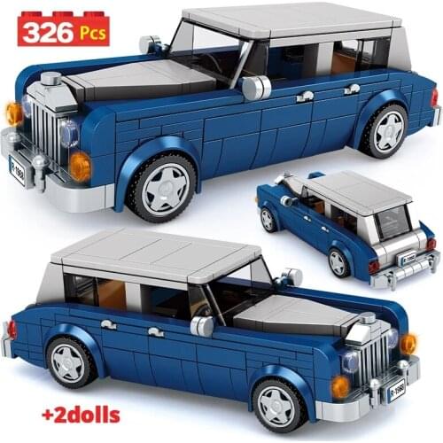 Technical Block Expert Sport Car Building Blocks Modular Creative Traffic Vehicle Model Bricks Education Toys for Boys Birthday