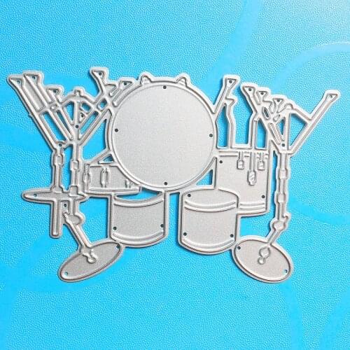 YLCD846 Drums Metal Cutting Dies For Scrapbooking Stencils DIY Album Cards Decoration Embossing Folder Die Cutter Big Craft