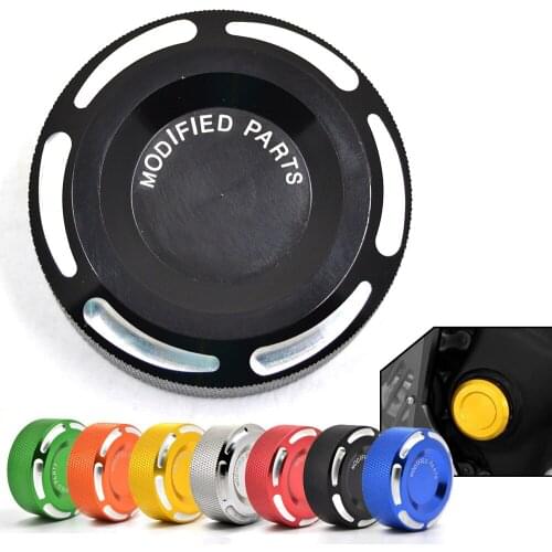 BJMOTO R1 R6 MT07 MT 09 Motorcycle CN Rear Brake Fluid Reservoir Cover Cap For TRIUMPH DAYTONA 675/675 R SPEED TRIPLE TIGER 800