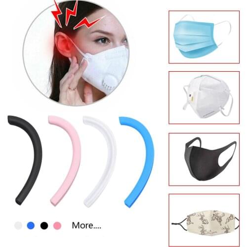 2Pcs Reusable Silicone Earloop Ear Hook Heat Resistance Non Slip Ear Grips Soft And Comfortable For Face Bandana