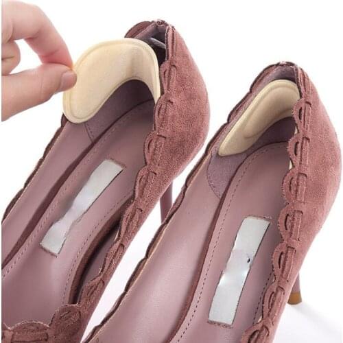 1Pair Silicone Insoles for Shoes Gel Pads for Feet Care Heel Gel Insoles Pads Protect Back Heel Non Slip Foot Care Massager