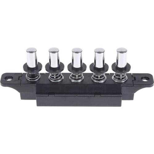 1PC Five-position Plug-in Button Switch for Range Hood Five-position Silver Switch