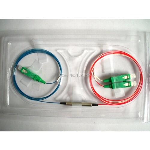 3 Ports EPON 0.9mm 1M SC/APC T1550 R1310/1490 FWDM Filter Wavelength Division Multiplexer