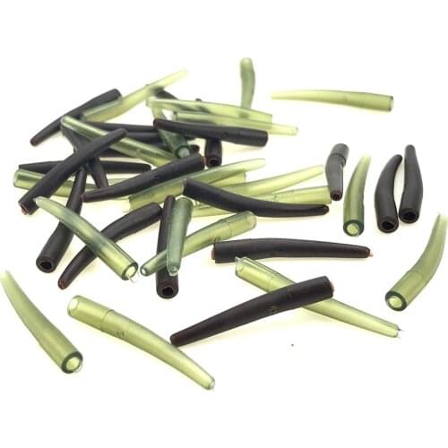 60pcs Carp Fishing Quick Sinking Sleeve Weight Lead Fast Sinking Sleeve Hook Anti Tangle Sleeve Rubber Accessories For Carp