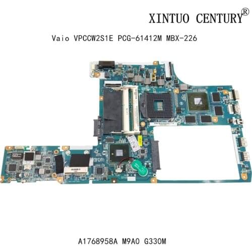 A1768958B A1768958A For Sony MBX-226 Vaio VPCCW2S1E PCG-61412M Laptop MotherBoard 1P-009B501-8011 M9A0 W/ N11P-LP1-A3 100%tested