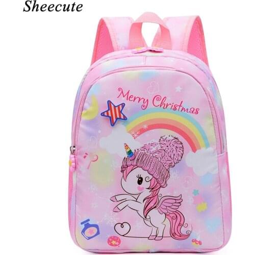 Cartoon Unicorn Backpack Children School Bags Kindergarten Bag Girls School Backpack Cute Small Bags Preschool Kids Schoolbag