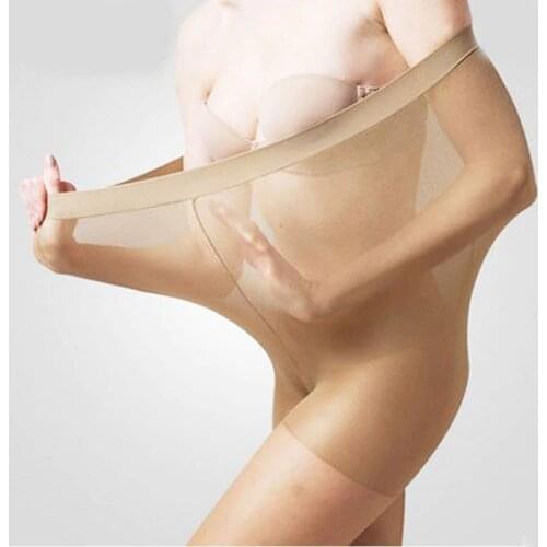 Women Transparent Stockings High Waist Shiny Glossy Plus Big Size Stockings Club Dance Thigh Highs Tights Shaping Pantyhose FX5