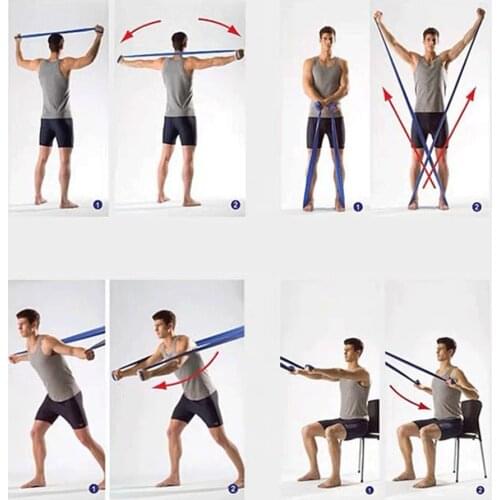 1.5m 2m Stretch Resistance Band Exercise Expander Elastic Band Pull Up Assist Bands for Fitness Training Pilates Home Workout