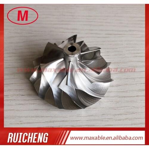 K16 45.78/61.98mm 5324-123-2201 6+6 blades turbo billet/milling/aluminum 2618 compressor wheel for 5324-970-7401 / 5324-970-740