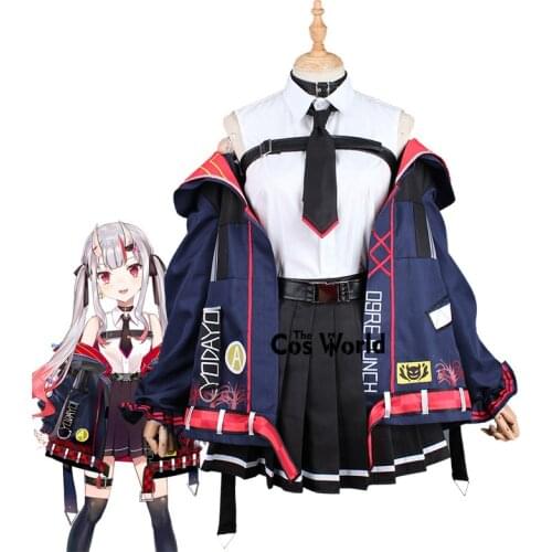 YouTuber VTuber Hololive Nakiri Ayame Outfits Cosplay Costumes