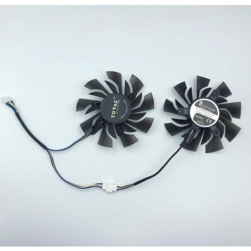 85mm 4pin video cards cooler fan For ZOTAC GTX1060-6GD5 GTX970-4GD5 HA HC thunderbolt Cooling fan