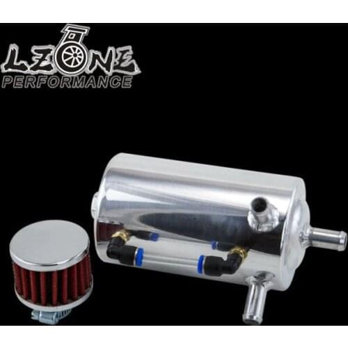LZONE - UNIVERSAL BREATHER TANK&OIL CATCH CAN TANK WITH BREATHER FILTER ,0.5L JR-TK10S