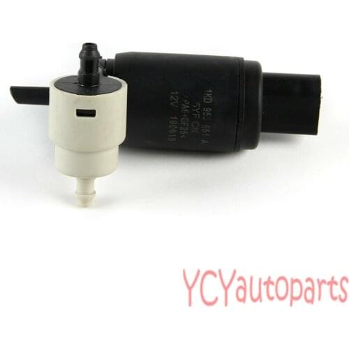Windshield Wiper Washer Pump Fit For Audi A3 A4 A6 Q3 Q5 Q7 VW Golf Jetta Passat Tiguan 1K6955651