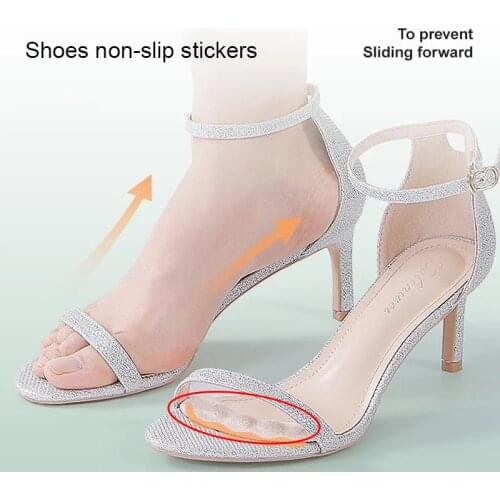 Non-slip Insoles Heel Sticker For High Heels Flip Flop Sandals Sticker Women Elegant Self-adhesive Foot Patch Gel Forefoot Pad