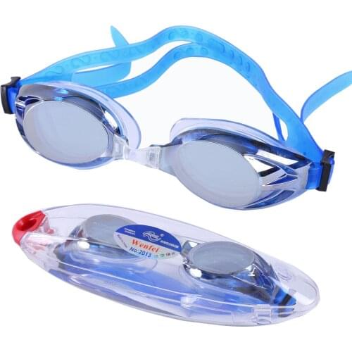 Adult Anti-ultraviolet Electroplating Soft Rubber Men And Women Waterproof And Anti-fog Swimming Goggles