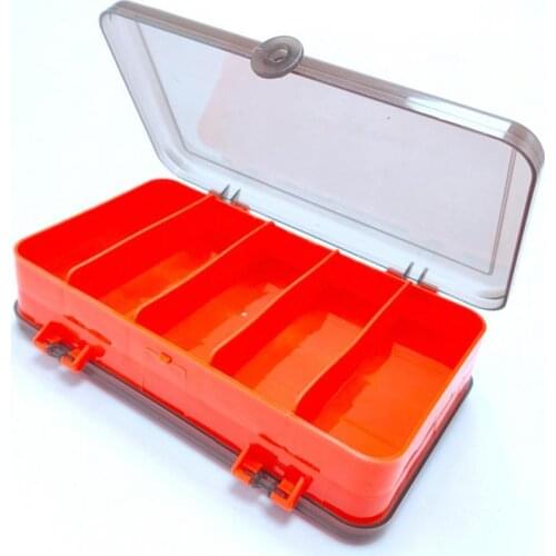 PP Double Sided Fishing Tackle Box Storage Trays Dividers Fly Fishing Lures Hooks Case Organizer Box Case Fishing