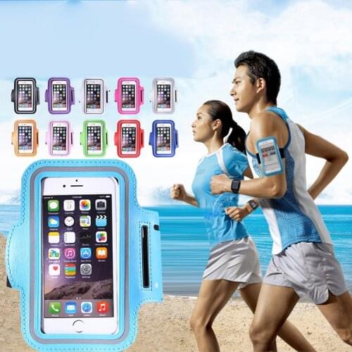 Sport Arm Band Case 4-5 Inch Phone Fashion Holder For Women Men On Hand Smartphone Handbags Sling Running Gym Arm Band Fitness