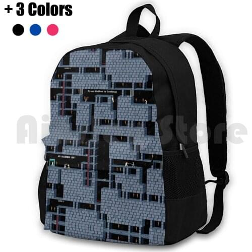 Prince Of Persia Outdoor Hiking Backpack Waterproof Camping Travel Game Prince Of Persia Aladdin Best Old Games Arcade Games