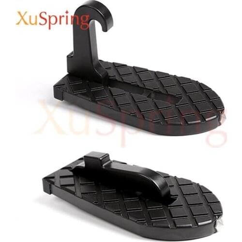 Universal Car pedal Climb to the car roof Magnesium Alloy hook Non-Slip Foot Rest Pedal for SUV Truck Accessories Styling