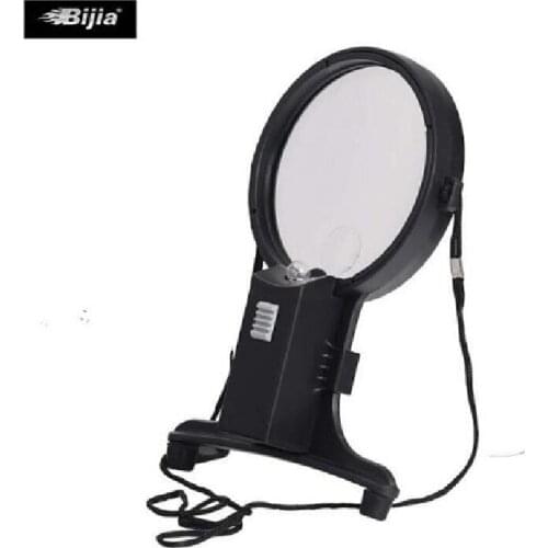 BIJIA Chest Hanging Type Vision Aid Magnifying Glass with Light Source